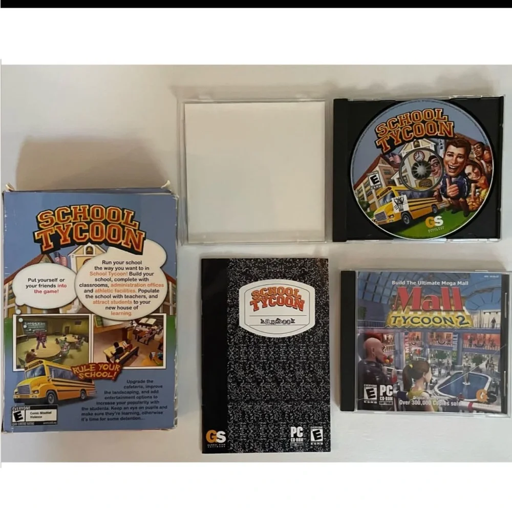 School Tycoon & Mall Tycoon 2 PC Bundle